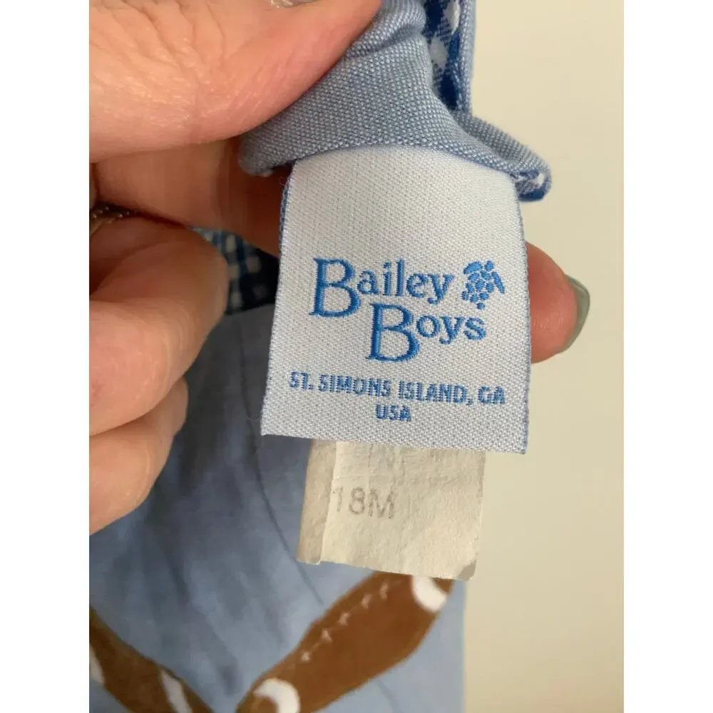 Bailey Boys Reversible Football/Fall‎ Longalls size 18mo